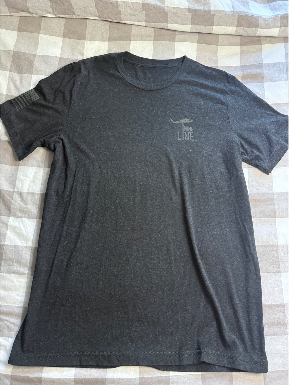 Men's Shirt | Short Sleeve Tee | Nine Line | Size Large